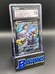 Rapid Strike Urshifu V Trainer Gallery Brilliant Stars CGC 10