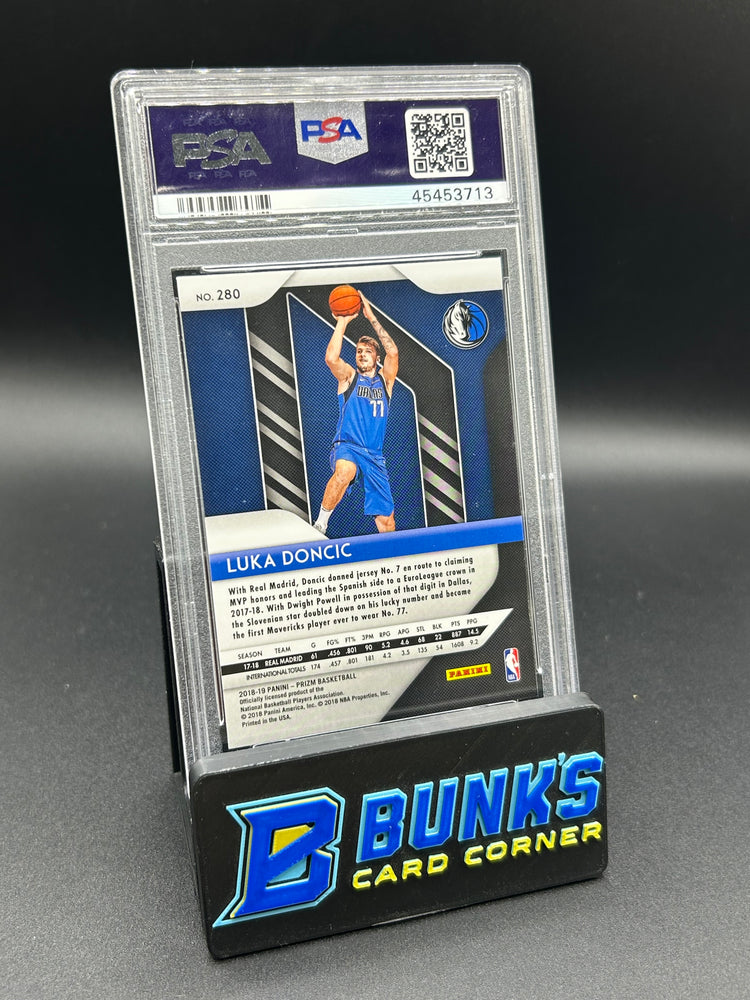 2018 Luka Doncic Panini Base Prizm Rc PSA 9
