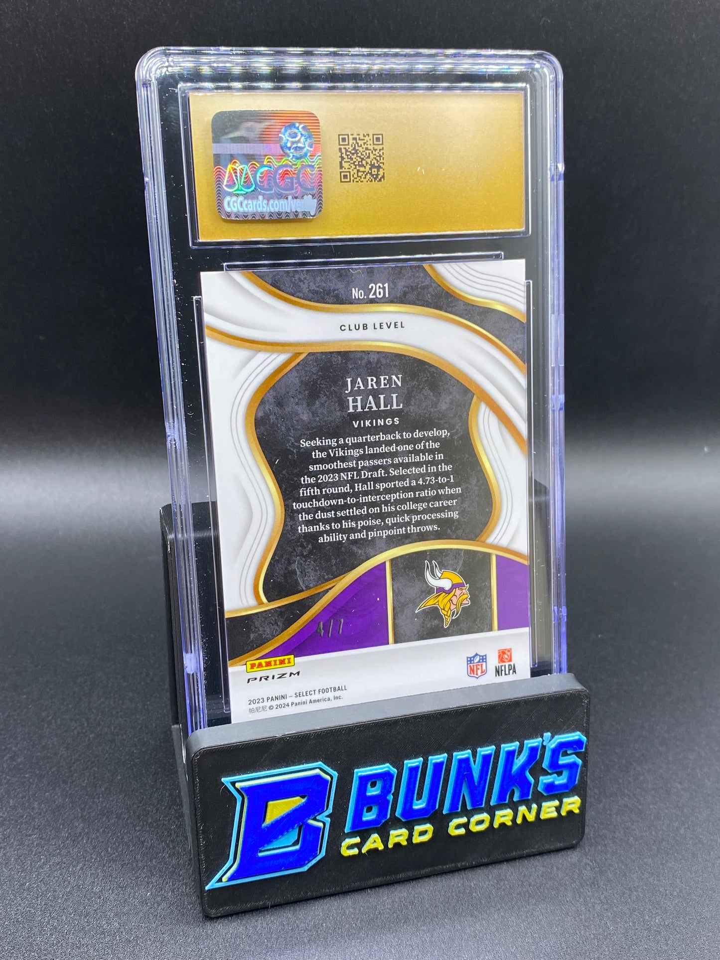 2023 Jaren Hall Neon Orange Pulsar 4/7 CGC PRISTINE 10 Rc