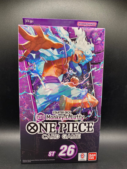One Piece Starter Deck Purple Black Monkey D Luffy