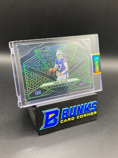 2019 Josh Allen Obsidian 15/25 Tri-Cut Vitreous