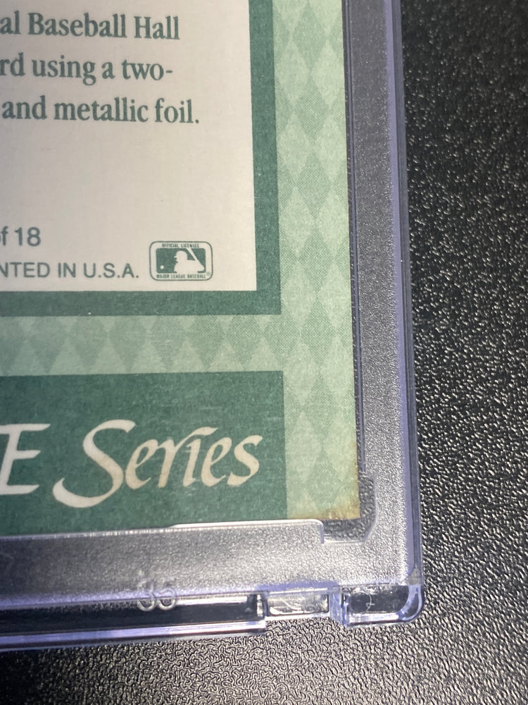 1991 Ken Griffey Jr The Elite Series 5,983//10,000 - Back, Bottom Right Corner Damage