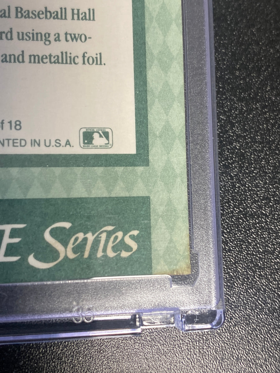 1991 Ken Griffey Jr The Elite Series 5,983//10,000 - Back, Bottom Right Corner Damage