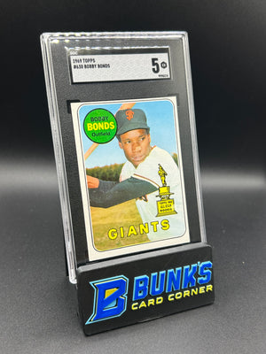 1969 Bobby Bonds Topps #630 SGC 5