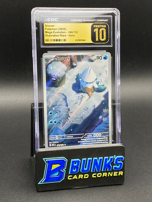 Snover Illustration Rare Mega Evolutions CGC PRISTINE 10