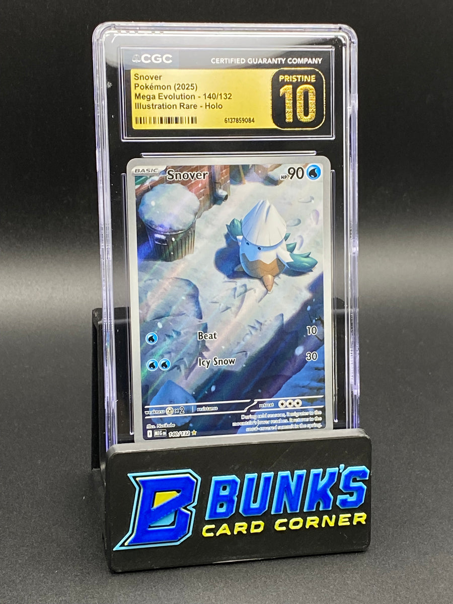 Snover Illustration Rare Mega Evolutions CGC PRISTINE 10
