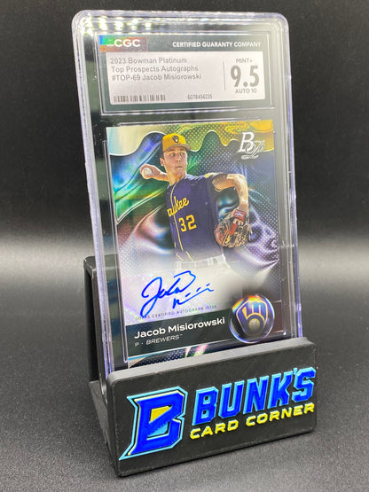 2023 Jacob Misiorowski Top Prospects Auto CGC 9.5/10