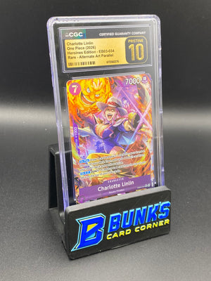 Charlotte Linlin Rare Parallel EB03-034 CGC PRISTINE 10