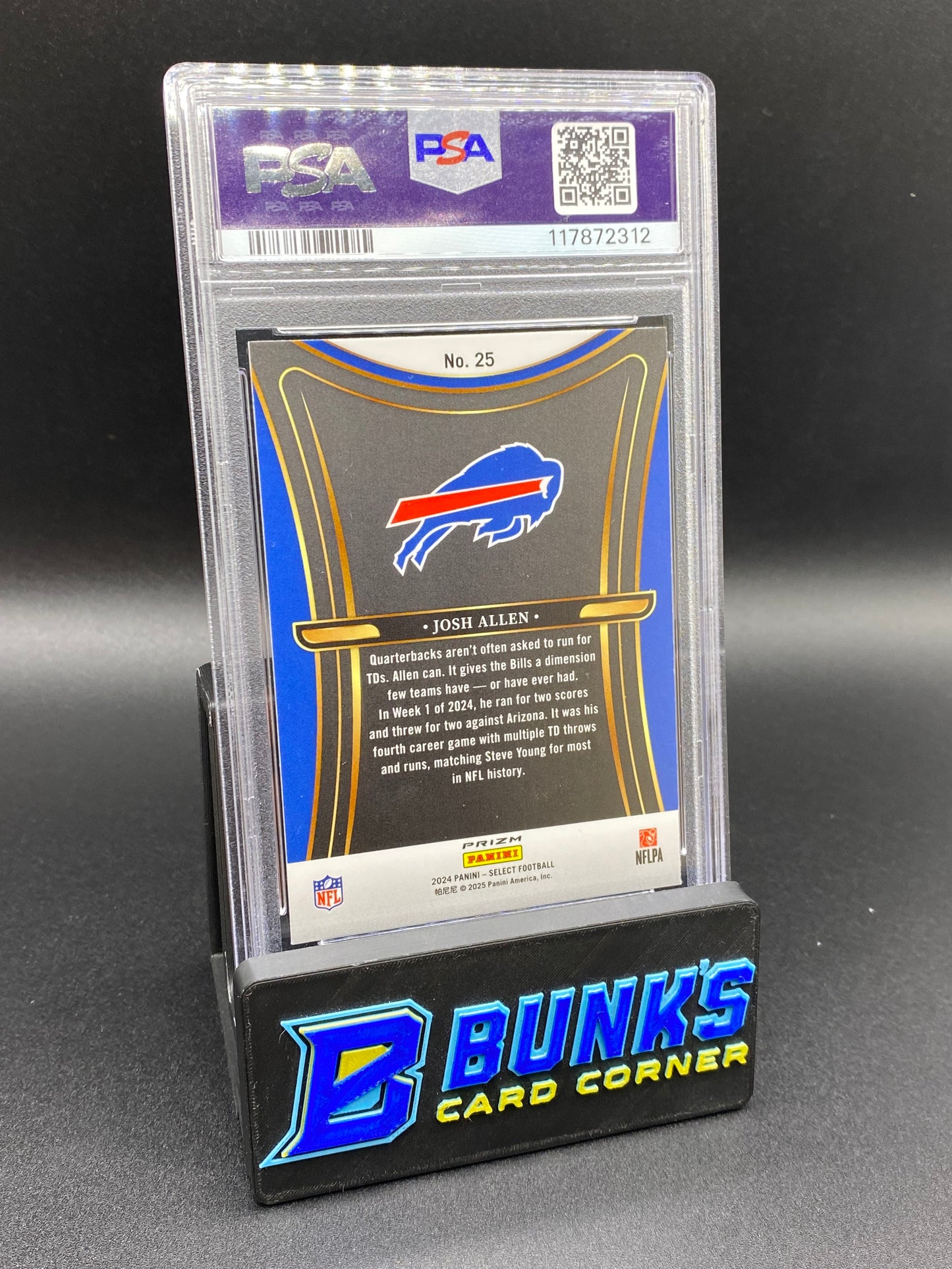 2024 Josh Allen Phenomenon-Prizm PSA 10