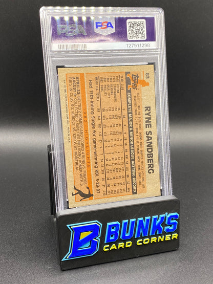 1983 Ryne Sandberg PSA 9 HOF RC