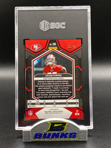 2024 Jacob Cowing Rookie Card Green Fluorescent Prizm 8/10 (Box B12)