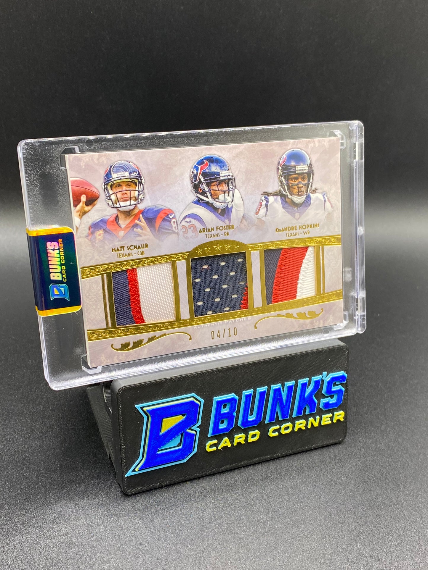 2013 Hopkins, Foster, Schaub Patch 4/10