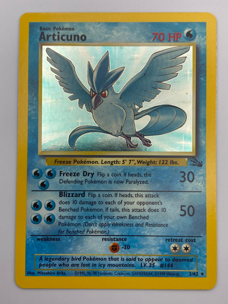 Articuno Holo Fossil VLP