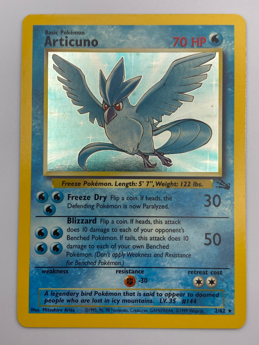 Articuno Holo Fossil VLP