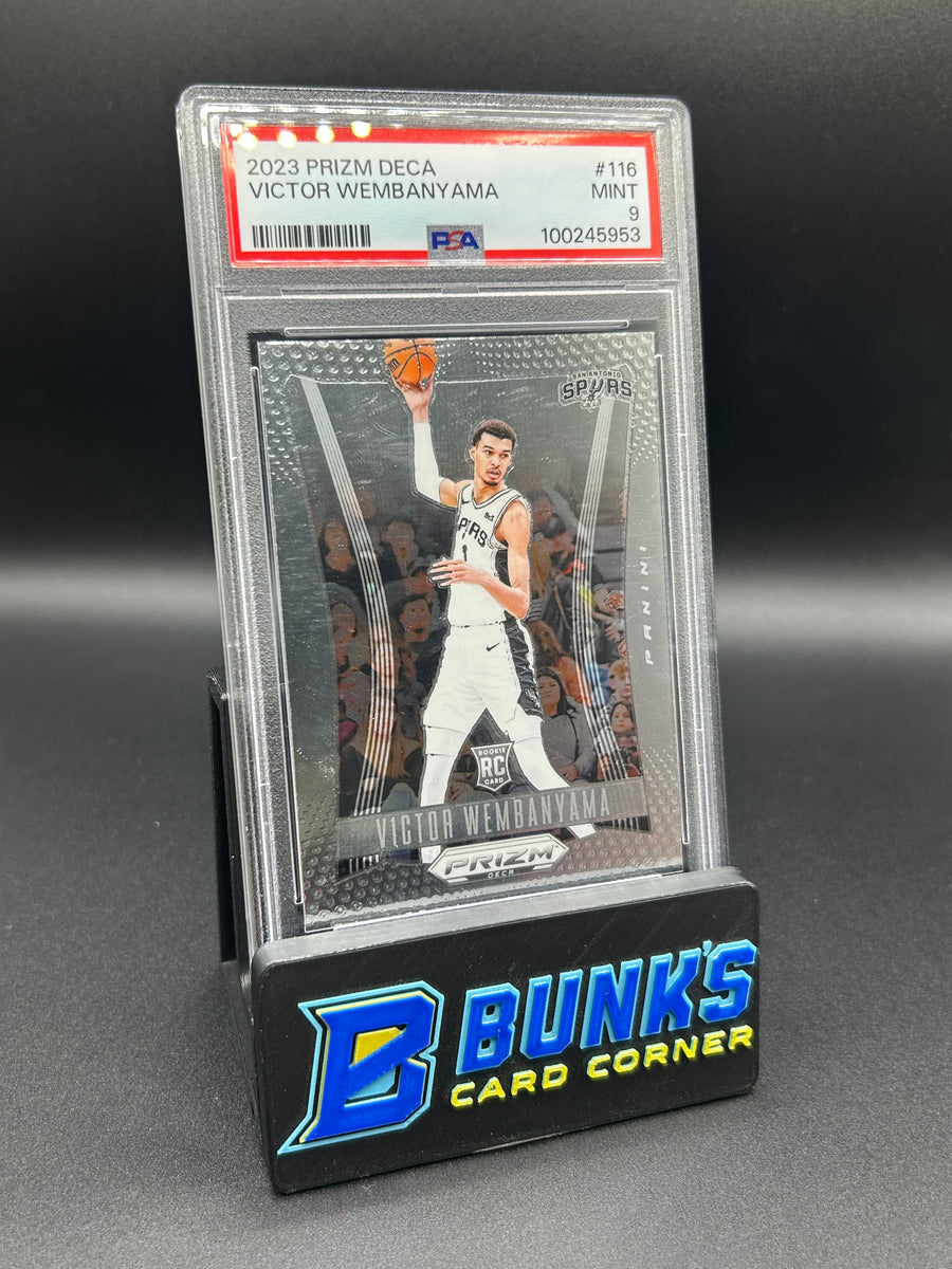 2023 Victor Wembanyama Panini Prizm Deca Base Rc PSA 9