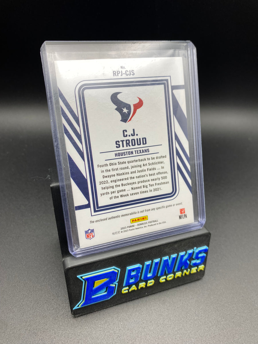 2023 CJ Stroud 22/25 Rookie Phenom Patch