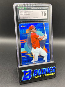 2025 Mike Trout Blue Ref. 121/150 Sp CGC 10