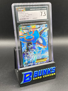 Kyogre Ex Ultra Rare Primal Clash CGC 7.5