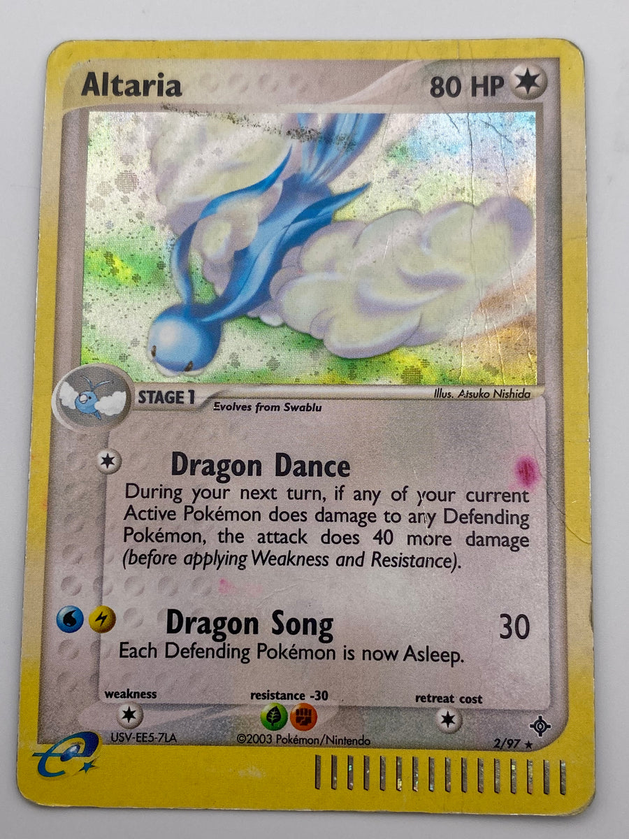 Altaria Holo E-Reader Dragon HP