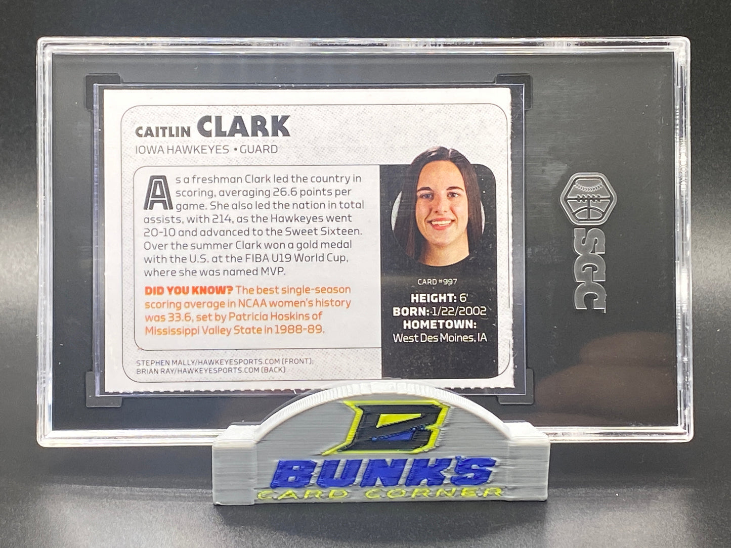 2021 Caitlin Clark Sports Illustrated Card (Box B10)