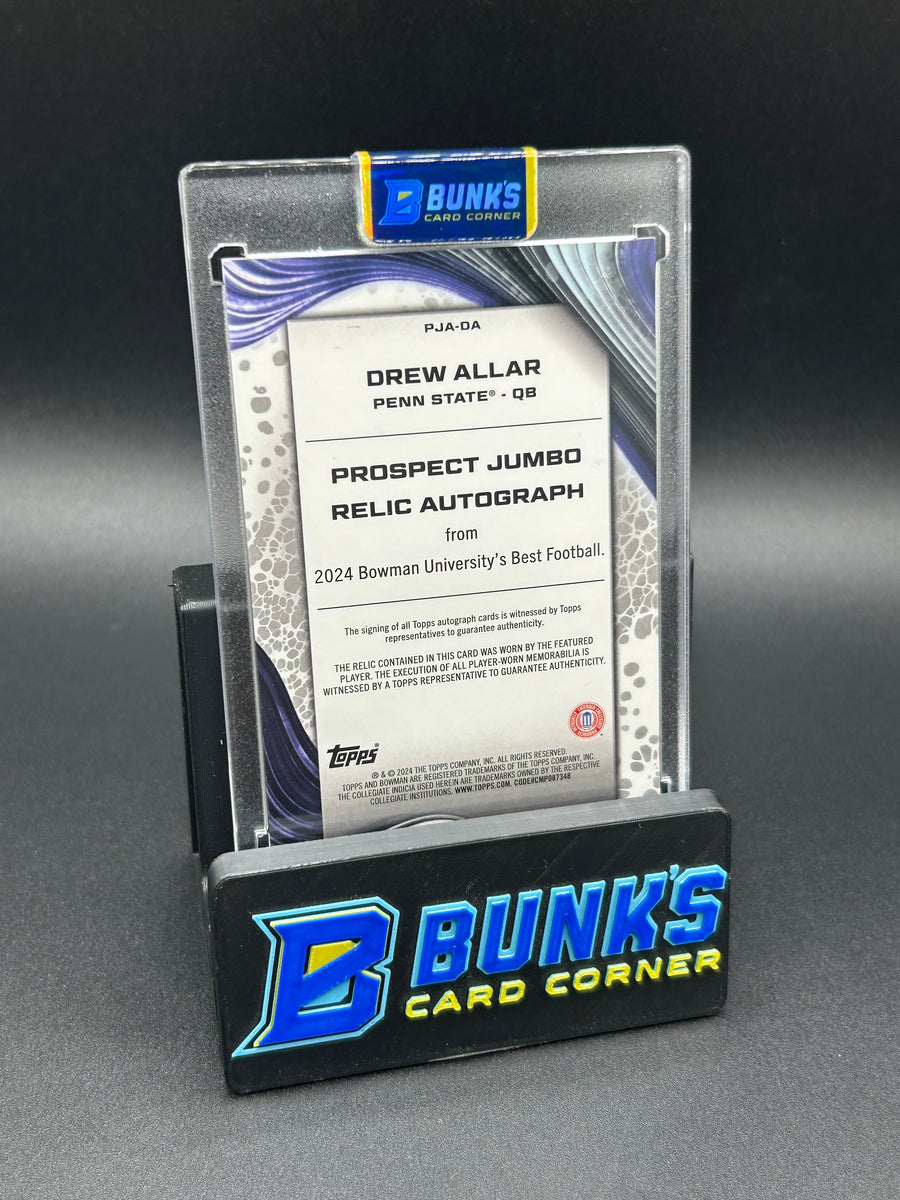 2024 Drew Allar Topps Bowman Best Worn Patch Auto
