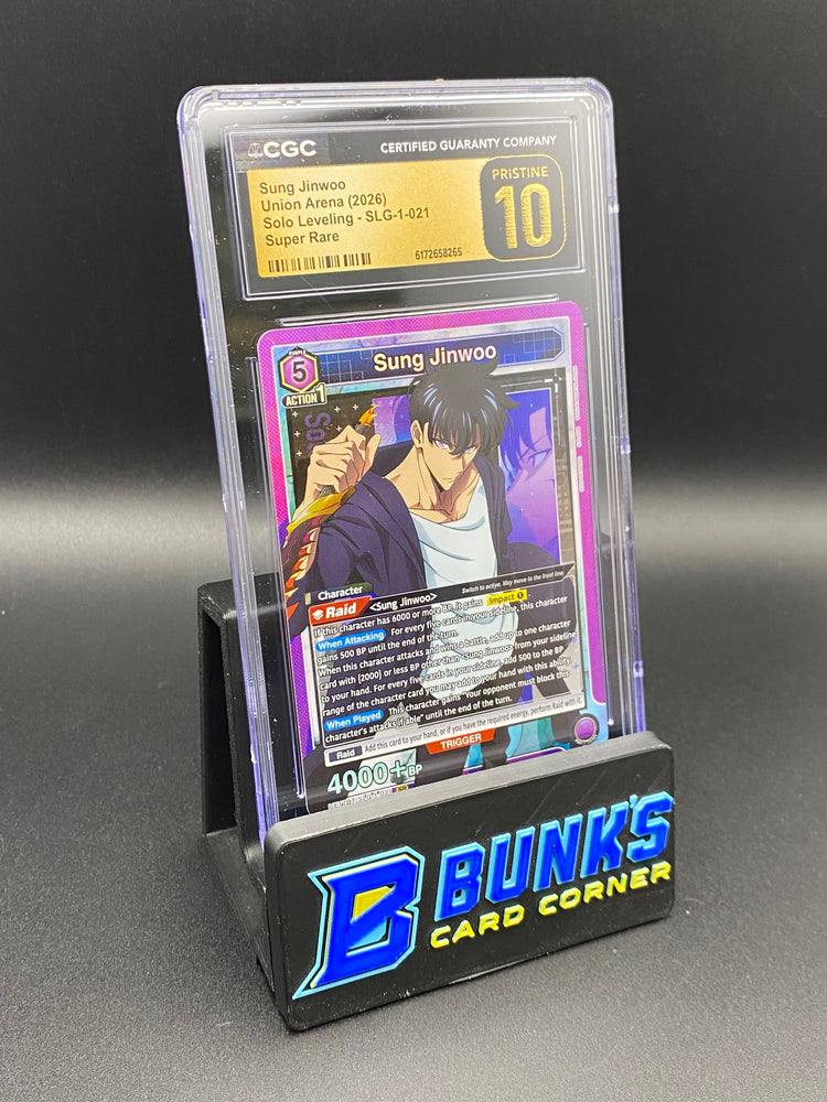 Sung Jinwoo Super Rare 021 CGC  PRISTINE 10