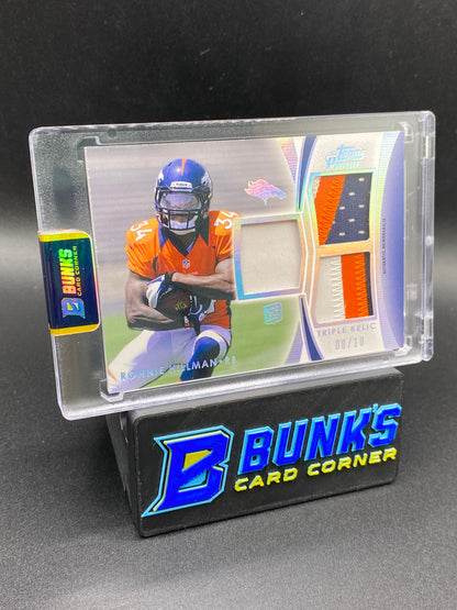 Ronnie Hillman Topps Prime Patches 8/10