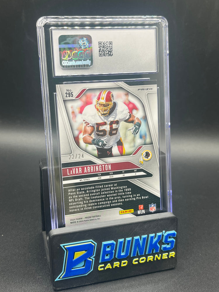 2024 LaVar Arrington Gold Sparkle CGC 10 22/24