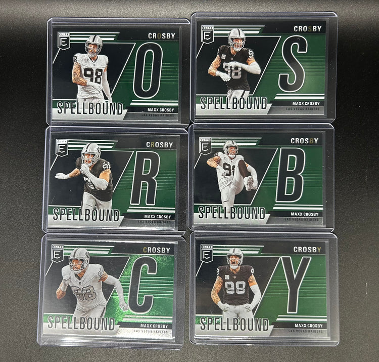 2024 Maxx Crosby Panini Elite Spellbound Complete Set