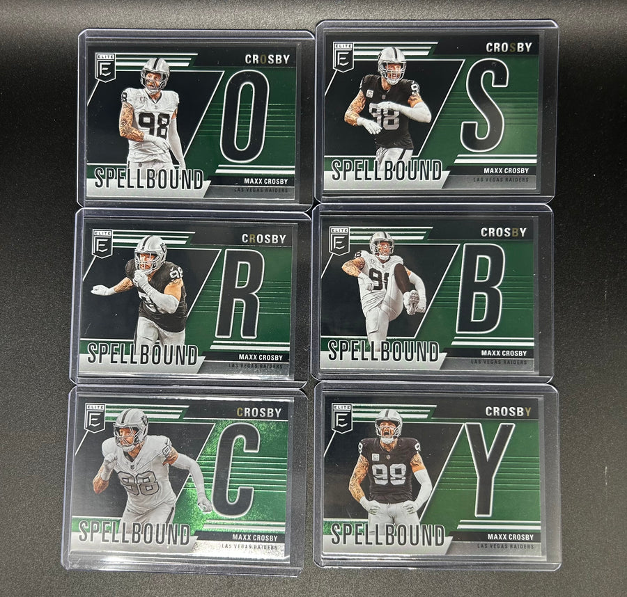 2024 Maxx Crosby Panini Elite Spellbound Complete Set