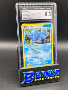 Wartortle Reverse Holo Fire Red & Leaf Green CGC 8.5