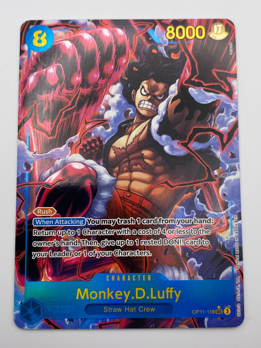Monkey D. Luffy OP11-118 SEC Alt Art Parallel NM