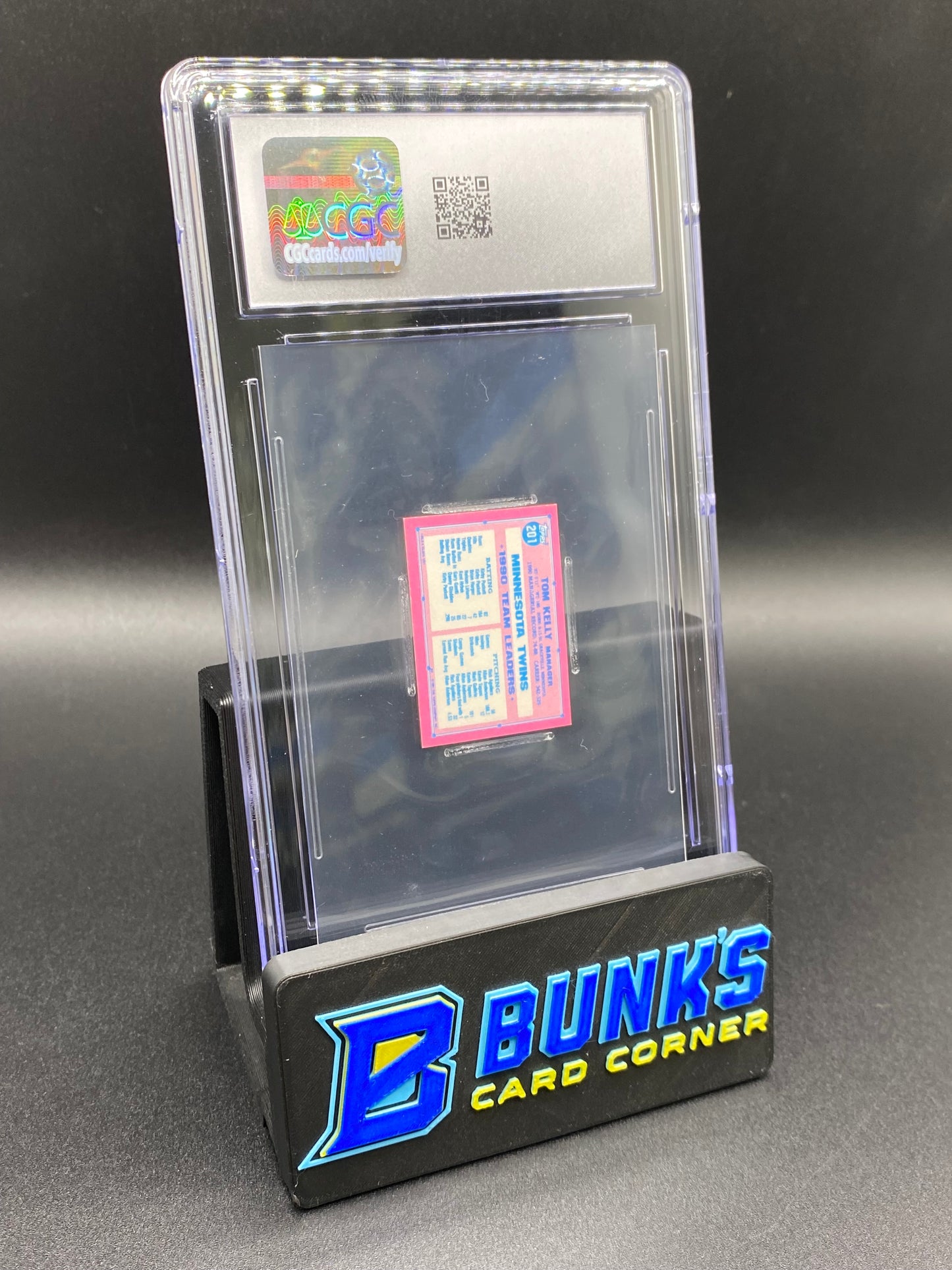 1991 Tom Kelly Micro Card CGC 9