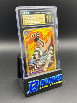 Mr. 2 Bon Kurei (Bentham) Secret Rare EB01 CGC PRISTINE 10