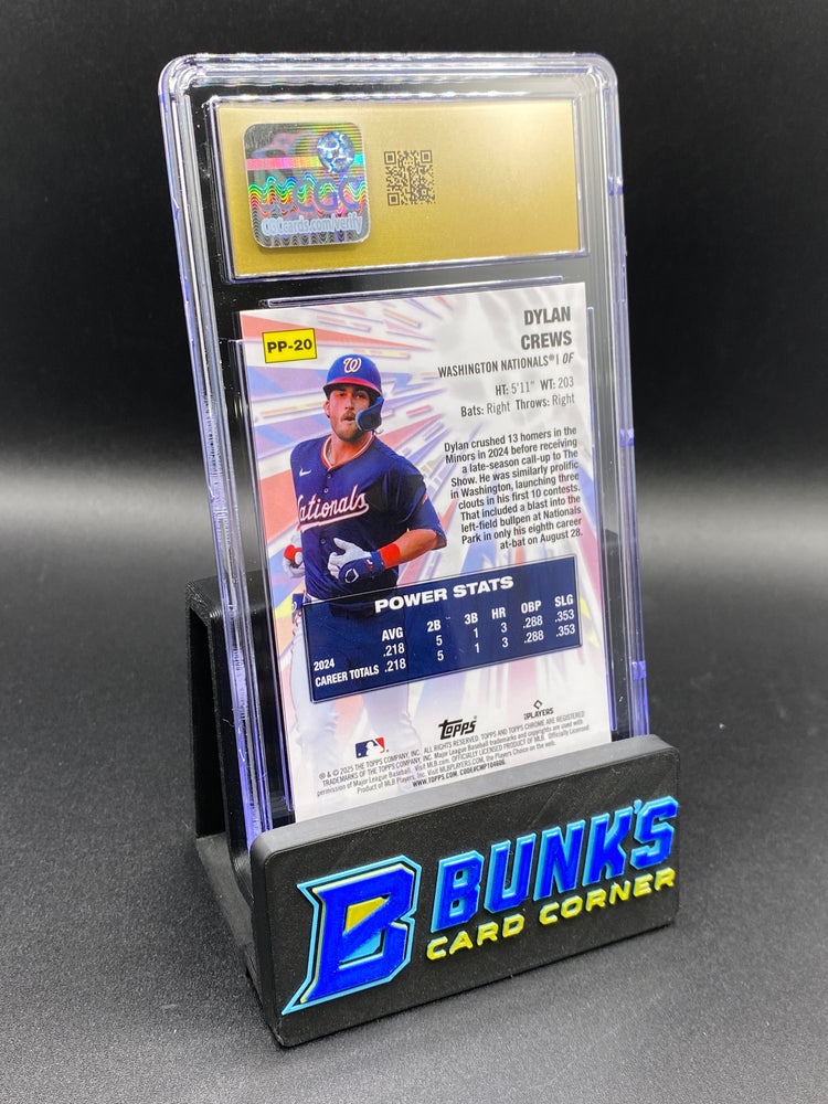 2025 Dylan Crews Power Players Rc CGC PRISTINE 10