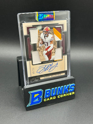 2024 Terry McLaurin Panini One Football Quad Patch 71/99 Auto