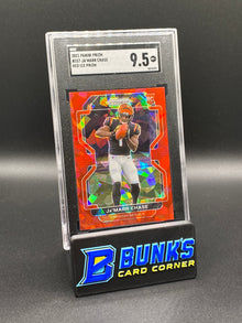 2021 Ja’Marr Chase Red Ice Prizm SGC 9.5