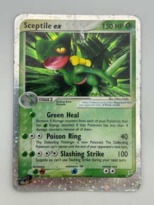 Sceptile Holo E-Reader Team Magma vs Team Aqua HP