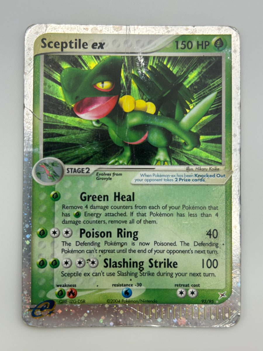 Sceptile Holo E-Reader Team Magma vs Team Aqua HP