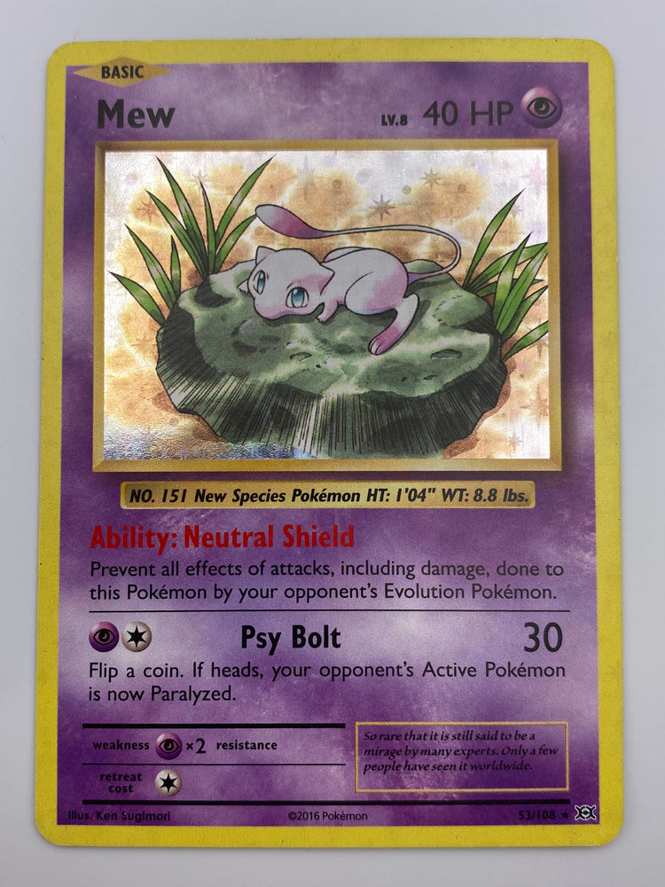 Mew Holo Evolutions MP