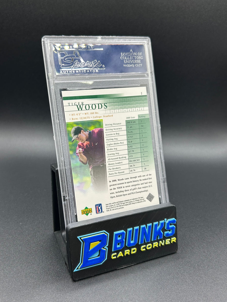 2001 Tiger Woods Upper Deck Golf PSA 10