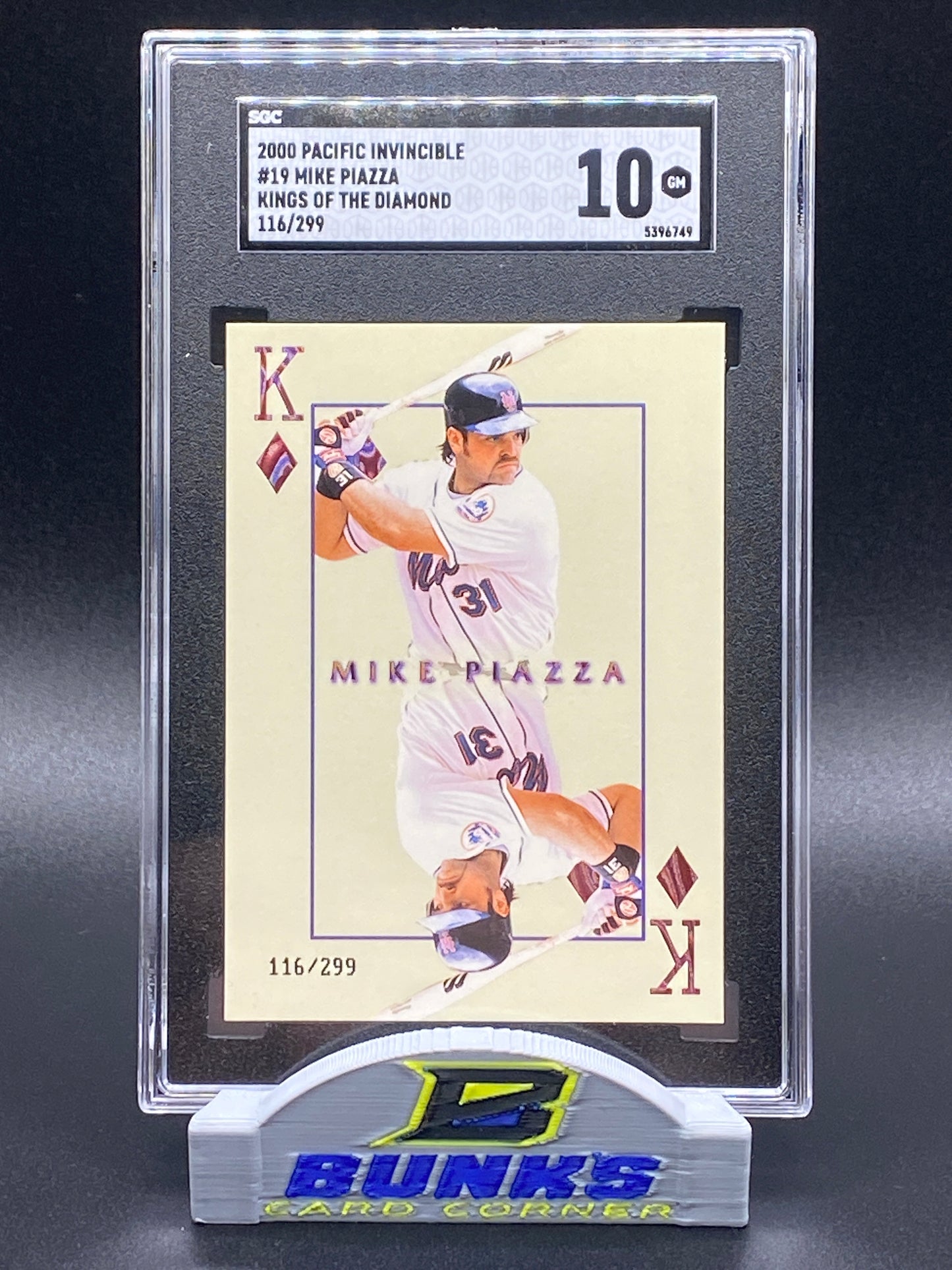 2000 Mike Piazza Kings of the Diamond 116/299 (Box B11)