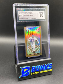 2020 Lawrence Taylor Bronze Mini 49/100 CGC 10