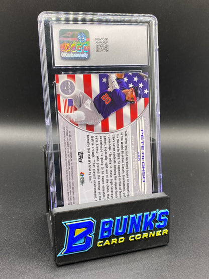 2023 Pete Alonso Gold Mini-Diamond Ref. CGC 10 44/50