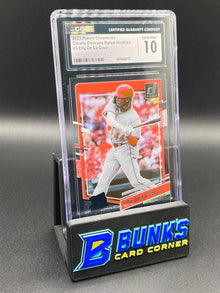2023 Elly De La Cruz Clearly Donruss RR CGC 10 Rc