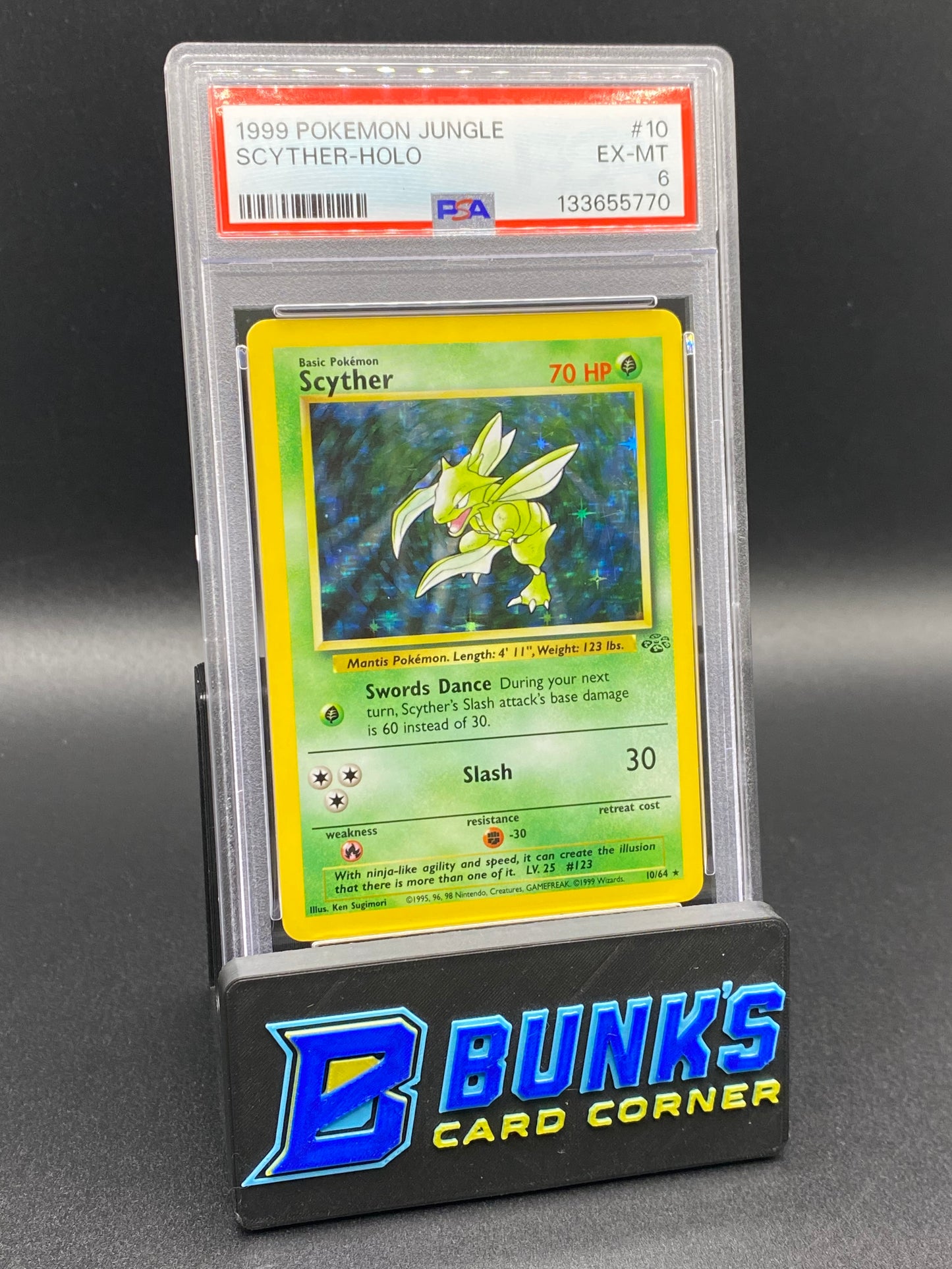 Scyther Holo Jungle PSA 6