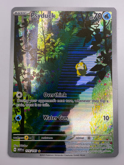 Psyduck Illustration Rare 151 Creased