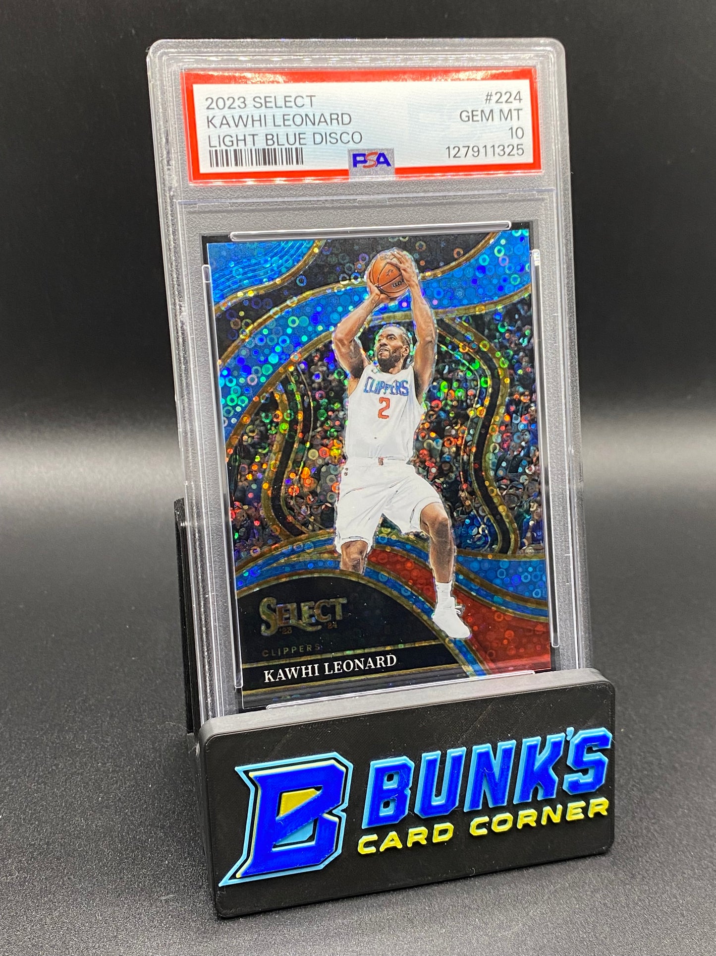 2023 Kawhi Leonard Light Blue Disco PSA 10 98/99