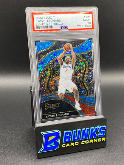 2023 Kawhi Leonard Light Blue Disco PSA 10 98/99