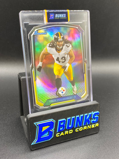2013 Troy Polamalu Bowman 85/99